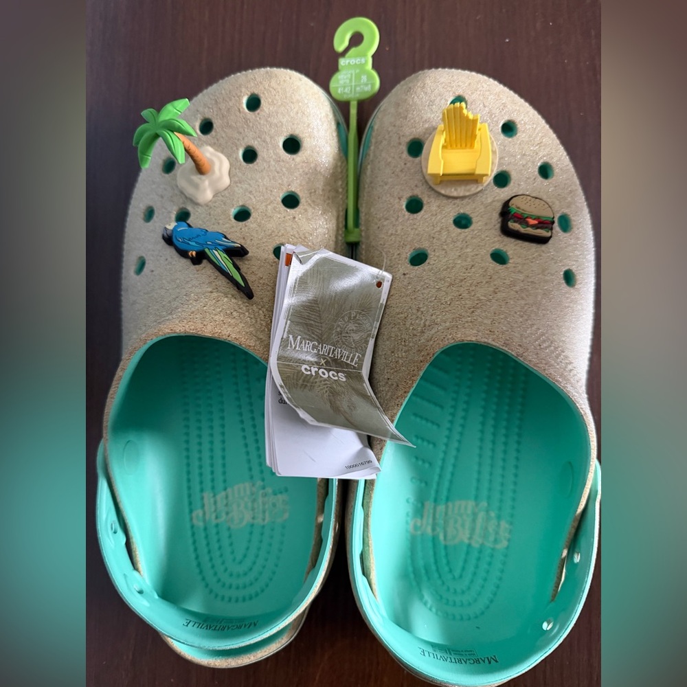 🏝️ MARGARITAVILLE Beach CROCS size 10 Women, 8 Men NWT